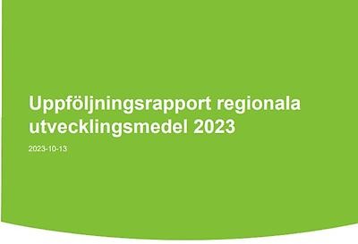 Framsidan på uppföljningsrapport