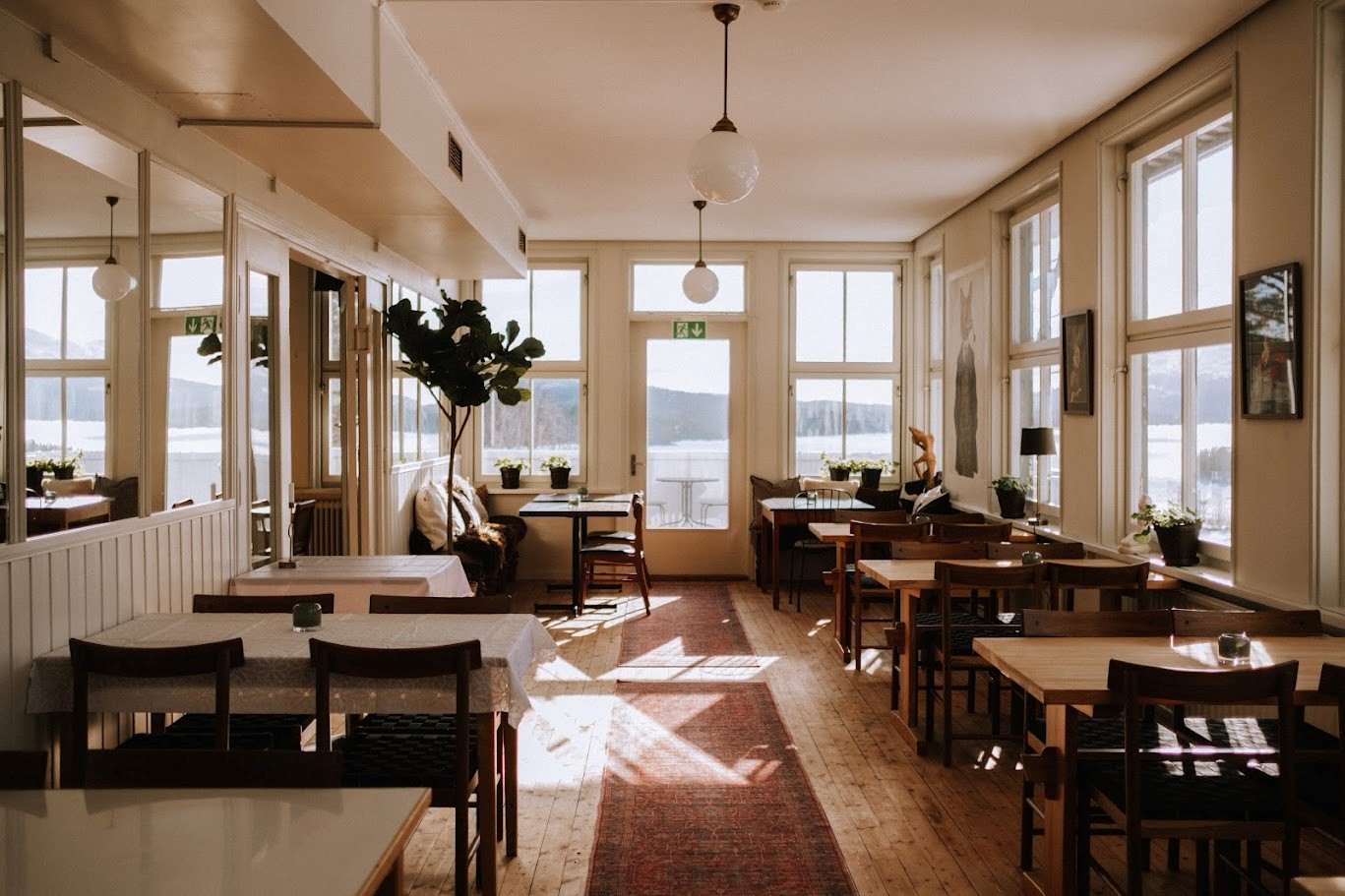 Interiör Sällsjö fjällhotell